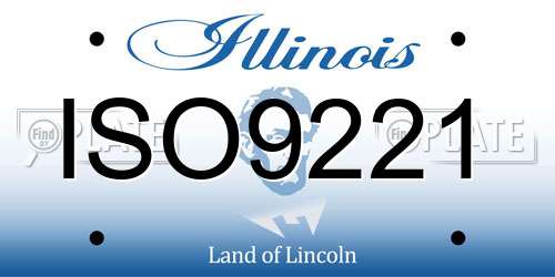 ISO9221 Illinois License Plate