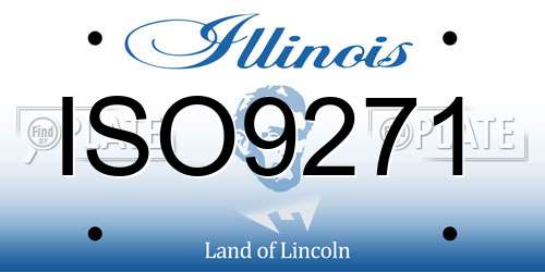 ISO9271 Illinois License Plate