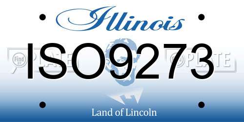 ISO9273 Illinois License Plate