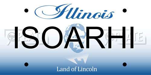 ISOARHI Illinois License Plate