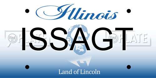 ISSAGT Illinois License Plate