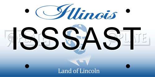 ISSSAST Illinois License Plate