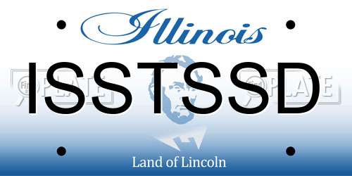 ISSTSSD Illinois License Plate