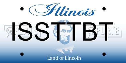 ISSTTBT Illinois License Plate