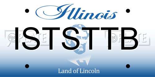 ISTSTTB Illinois License Plate