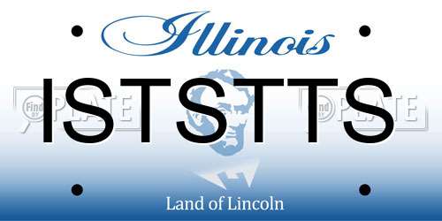 ISTSTTS Illinois License Plate