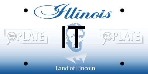 IT Illinois License Plate