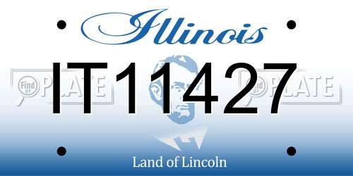 IT11427 Illinois License Plate