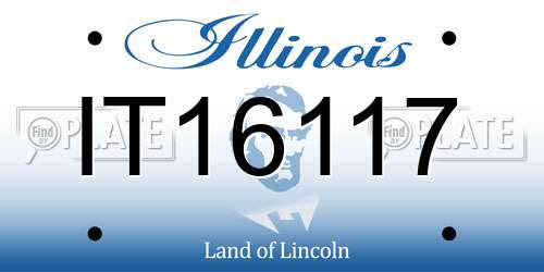 IT16117 Illinois License Plate