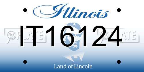 IT16124 Illinois License Plate