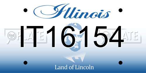 IT16154 Illinois License Plate