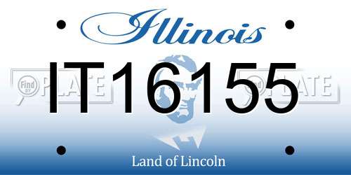 IT16155 Illinois License Plate