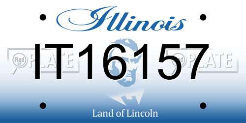 IT16157 Illinois License Plate