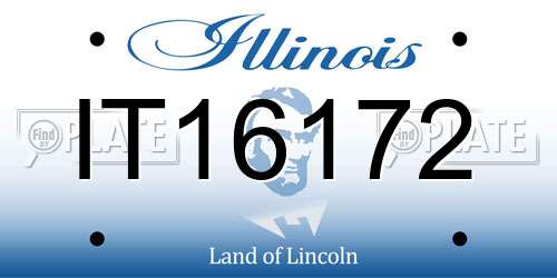 IT16172 Illinois License Plate
