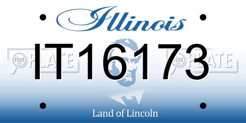 IT16173 Illinois License Plate