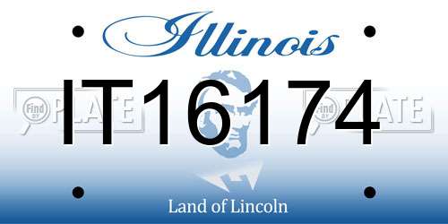 IT16174 Illinois License Plate
