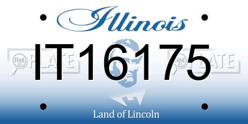 IT16175 Illinois License Plate