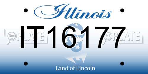 IT16177 Illinois License Plate