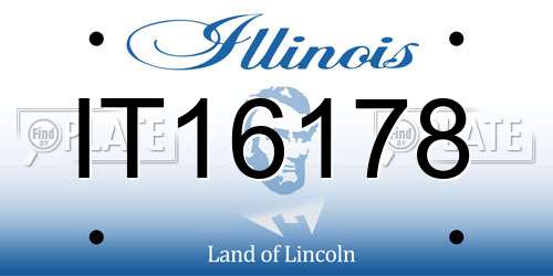 IT16178 Illinois License Plate