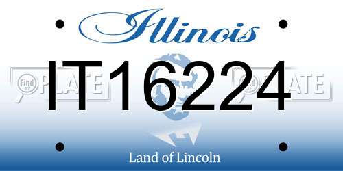 IT16224 Illinois License Plate