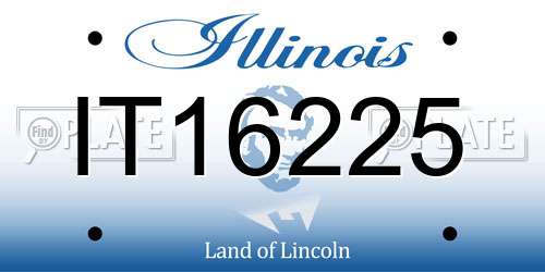 IT16225 Illinois License Plate