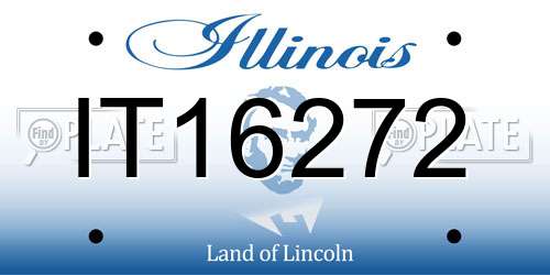 IT16272 Illinois License Plate