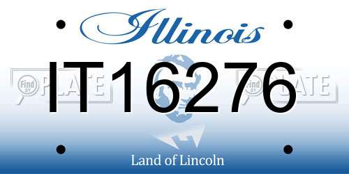 IT16276 Illinois License Plate