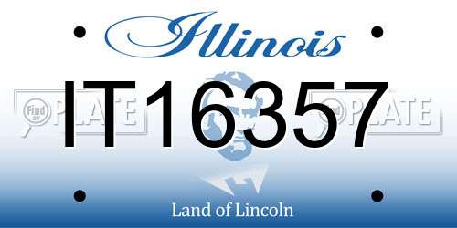 IT16357 Illinois License Plate
