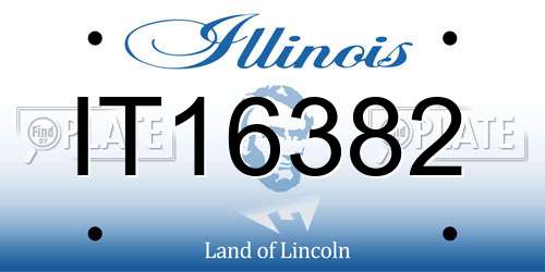 IT16382 Illinois License Plate