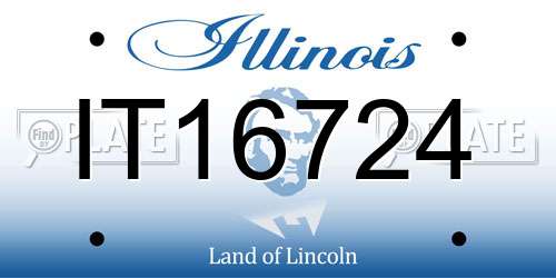 IT16724 Illinois License Plate