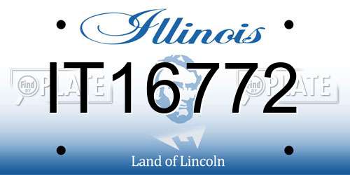 IT16772 Illinois License Plate