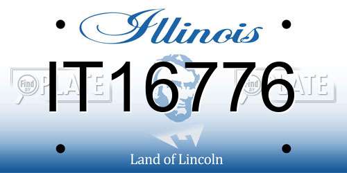 IT16776 Illinois License Plate