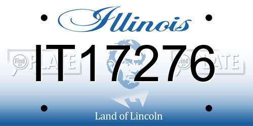 IT17276 Illinois License Plate