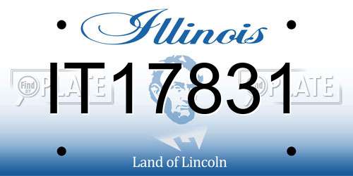 IT17831 Illinois License Plate