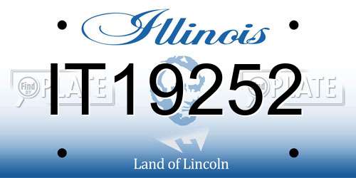 IT19252 Illinois License Plate