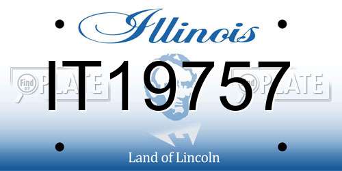 IT19757 Illinois License Plate