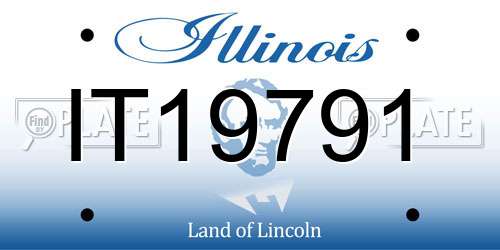 IT19791 Illinois License Plate