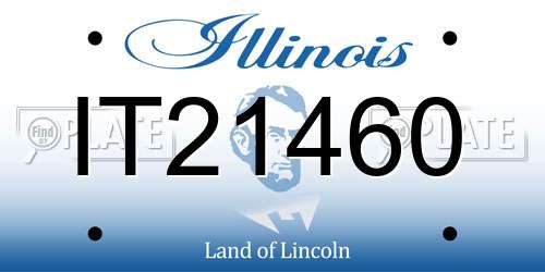 IT21460 Illinois License Plate