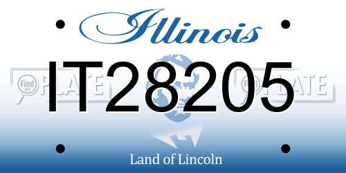 IT28205 Illinois License Plate