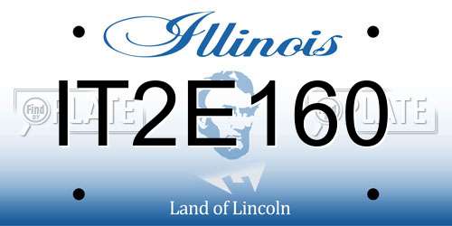 IT2E160 Illinois License Plate