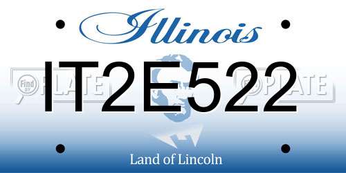 IT2E522 Illinois License Plate