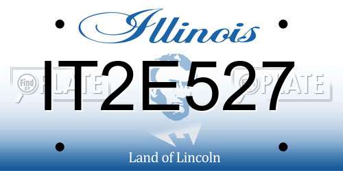 IT2E527 Illinois License Plate
