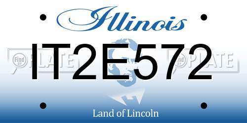 IT2E572 Illinois License Plate