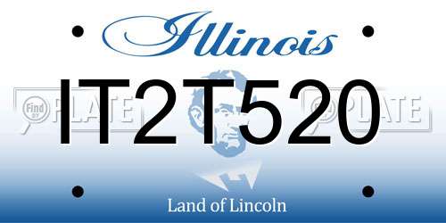 IT2T520 Illinois License Plate
