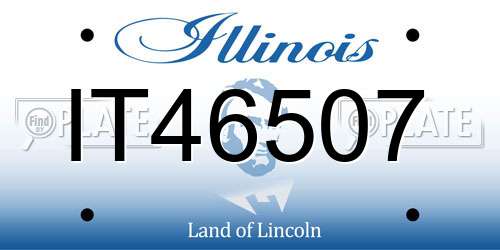 IT46507 Illinois License Plate