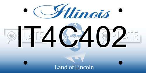 IT4C402 Illinois License Plate