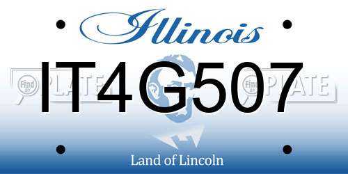 IT4G507 Illinois License Plate