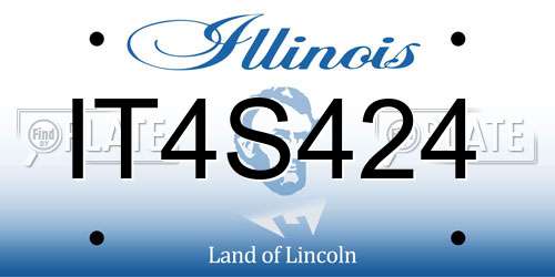 IT4S424 Illinois License Plate