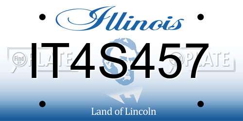 IT4S457 Illinois License Plate
