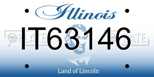 IT63146 Illinois License Plate